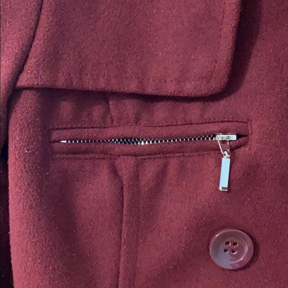 Maroon Rue21 coat - Picture 4 of 5